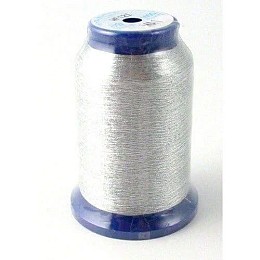 Kingstar Metallic Embroidery Thread - Silver
